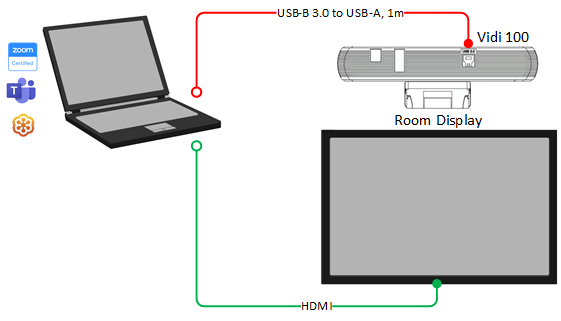 Vidi 100 signal flow