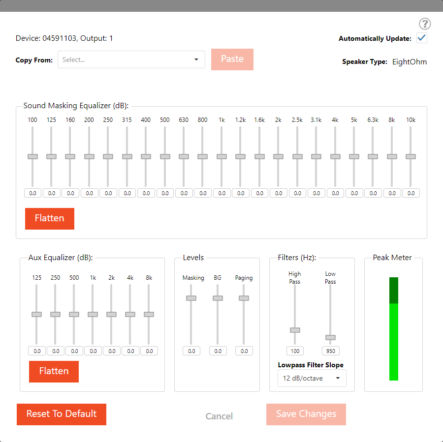Qt X Configuration through web interface - Biamp Cornerstone
