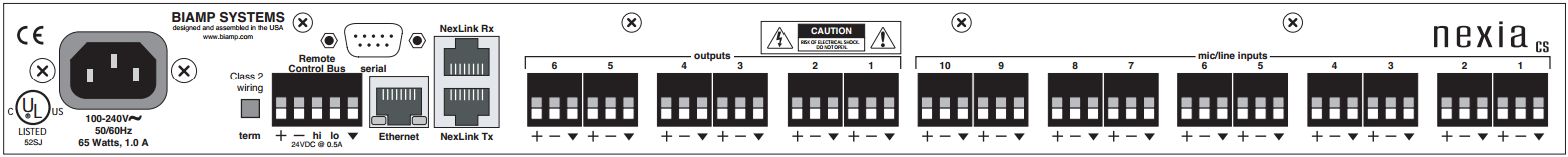 Biamp nexia software