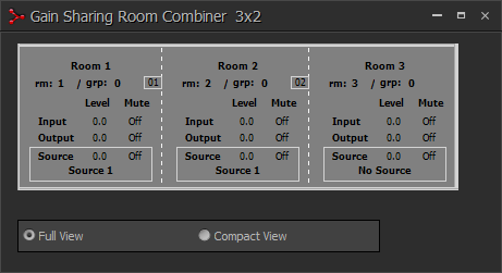 Controlling a Room Combiner with a TEC-X Control Pad - Biamp Cornerstone