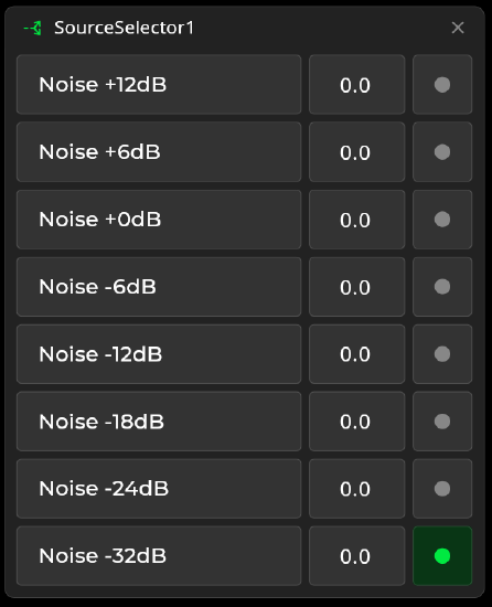 Source Select example