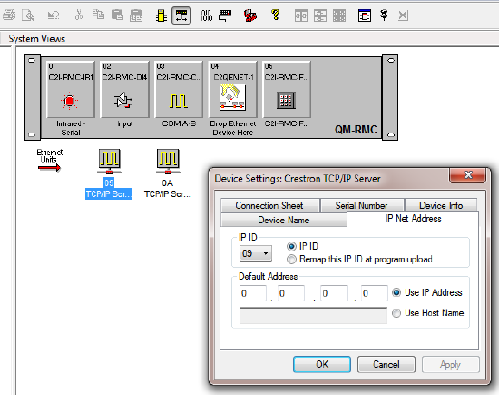 Screenshot for Cornerston - Crestron TCPIP Server Setup.png