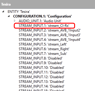 Find the stream number