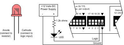 Wiring LED's relays to the Logic and Voltage Control Box - Biamp Cornerstone