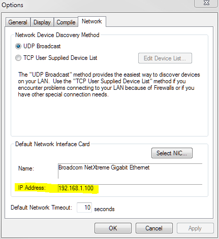 Biamp - Tools-Options-Network - IP address.PNG