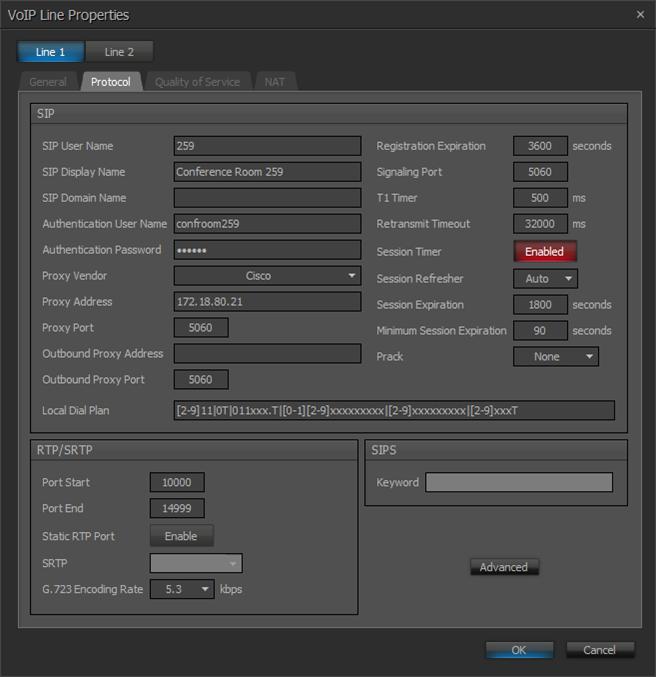 Cisco CallManager Configuration For Tesira Using Tesira Software ...