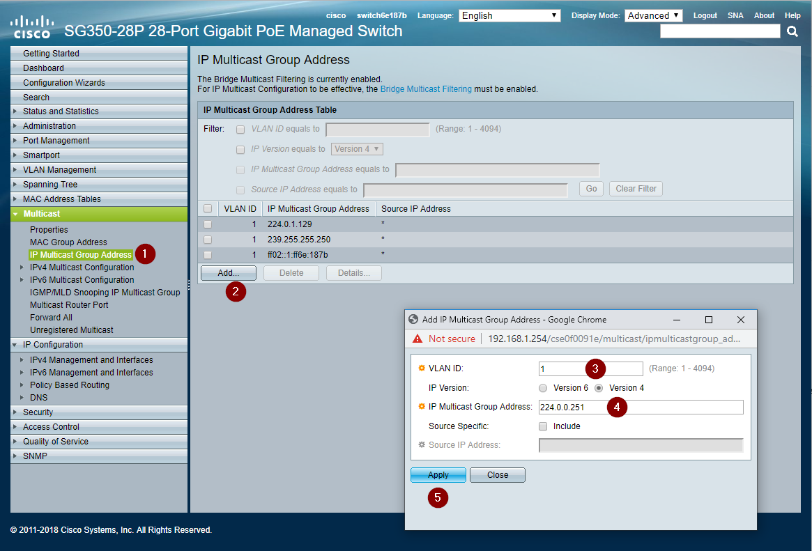 Enabling AVB on Luminex GigaCore switches - Biamp Cornerstone